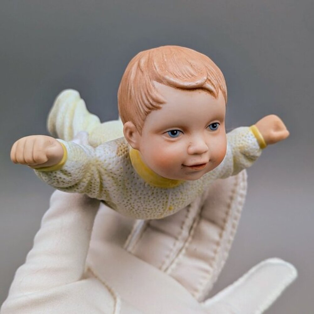 Vintage 1983 Doulton International Notable Namesakes "Super Man" Baby Figurine